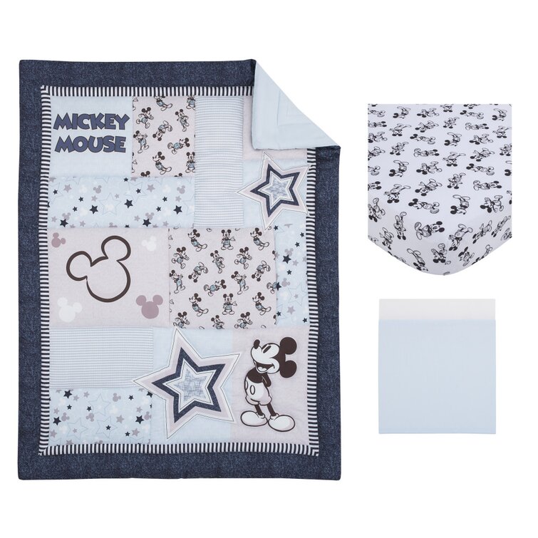 Mickey crib 2024 bedding set